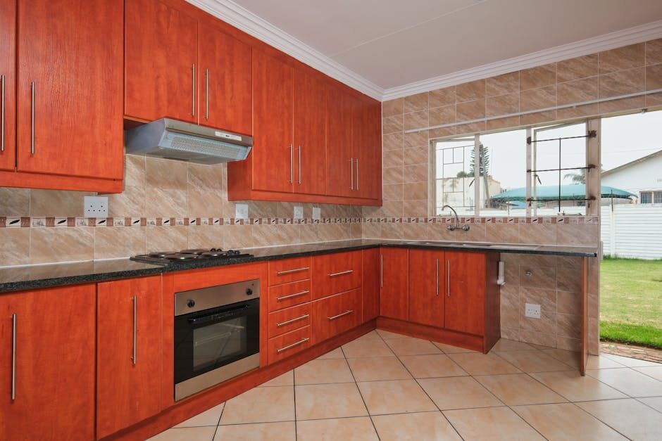interiorview of a contemporary kitchen
